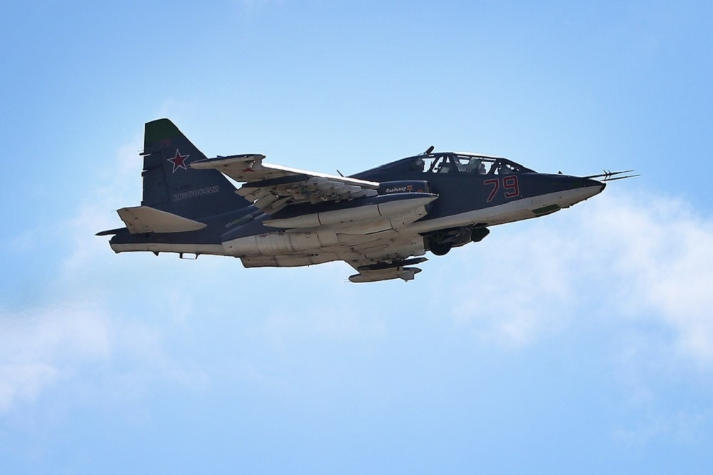 Máy bay quân sự Su-25 của Nga rơi khi huấn luyện ở Viễn Đông