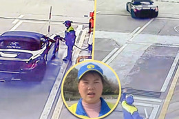Người đàn ông lái siêu xe Porsche quỵt tiền xăng gây bức xúc
