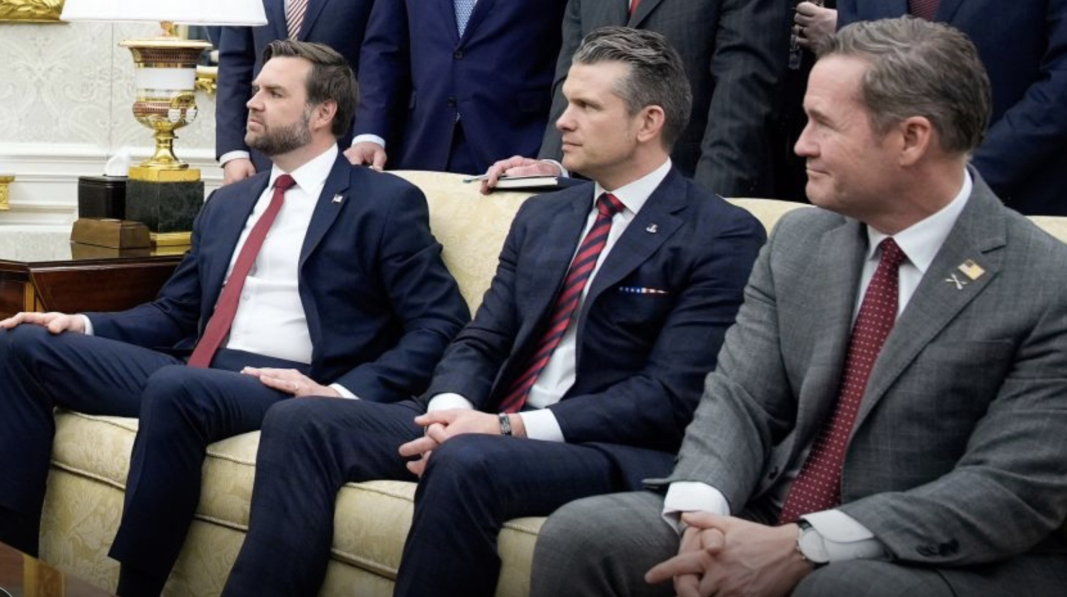 Quan chức cấp cao trong nội các của Tổng thống Trump. Ảnh: Cắt từ video CNN