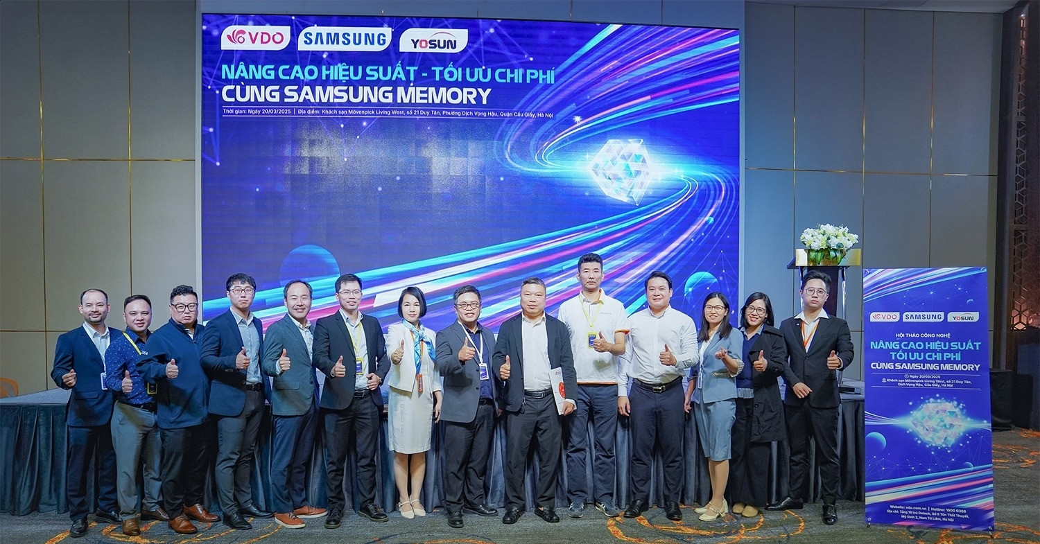 Samsung Memory - Nâng cao hiệu suất, tối ưu chi phí vận hành cho doanh nghiệp