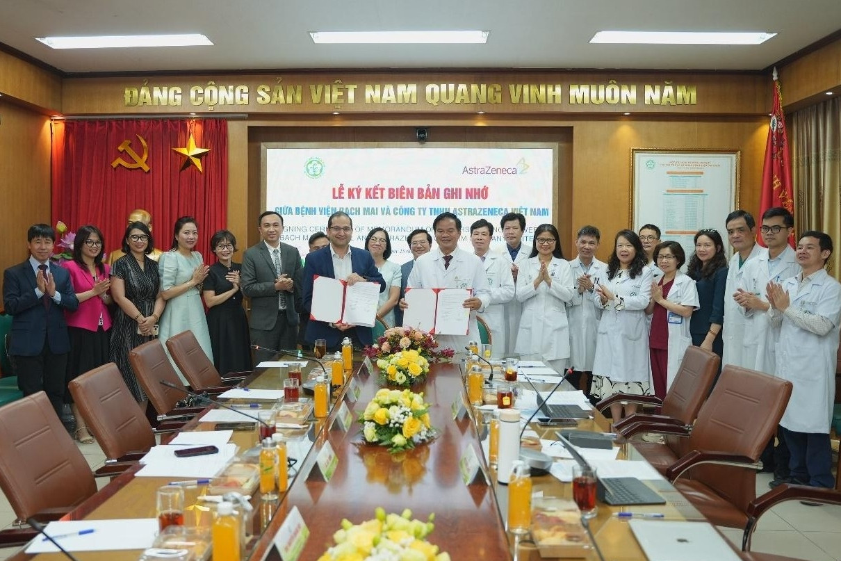 AstraZeneca ký hợp tác toàn diện với Bệnh viện Bạch Mai