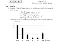 Đề thi Toán giữa kỳ nhưng 'thoạt nhìn tưởng đề Văn' gây ấn tượng