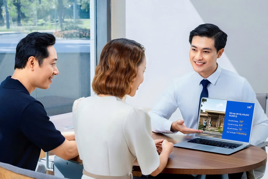 VIB ra mắt Gói vay mua căn hộ, nhà phố 45.000 tỷ