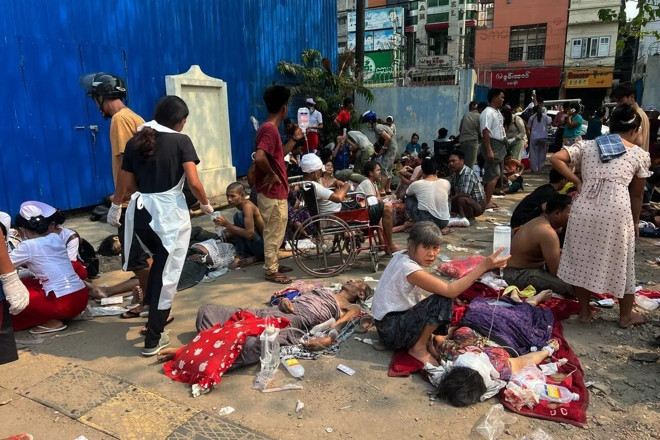 Gần 700 người thiệt mạng vì động đất ở Myanmar, thương vong sẽ còn tăng