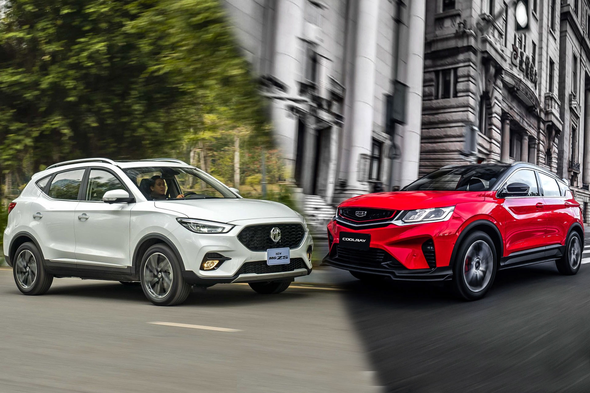Geely Coolray và MG ZS giá dưới 600 triệu đồng, xe nào đáng chọn hơn?