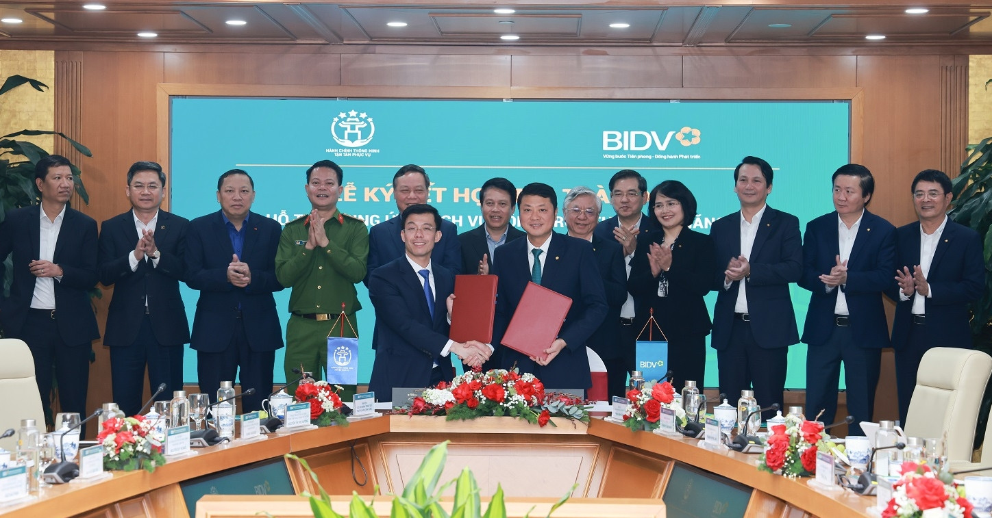 TP. Hà Nội và BIDV hợp tác toàn diện cung ứng dịch vụ công trực tuyến