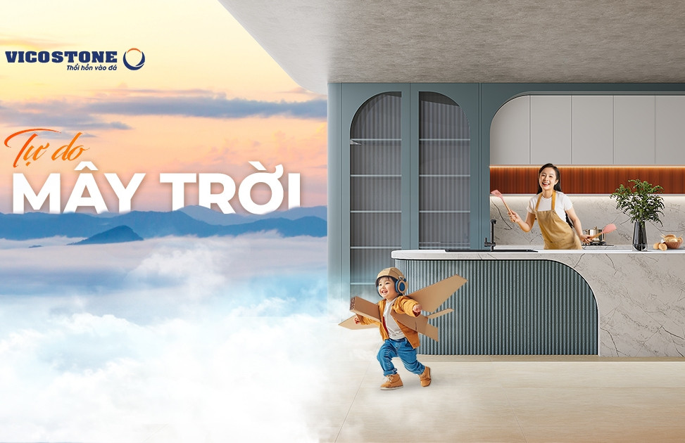 Vicostone ra mắt bộ sưu tập ‘Tự do mây trời’