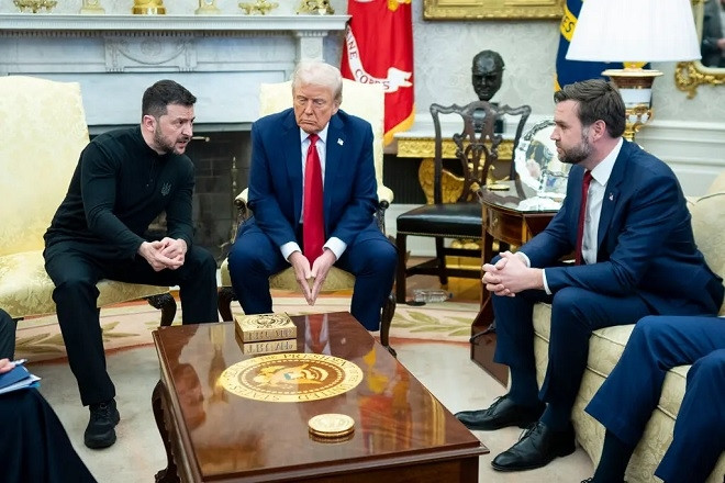 Tỷ lệ ủng hộ Tổng thống Ukraine tăng mạnh sau màn đấu khẩu với ông Trump