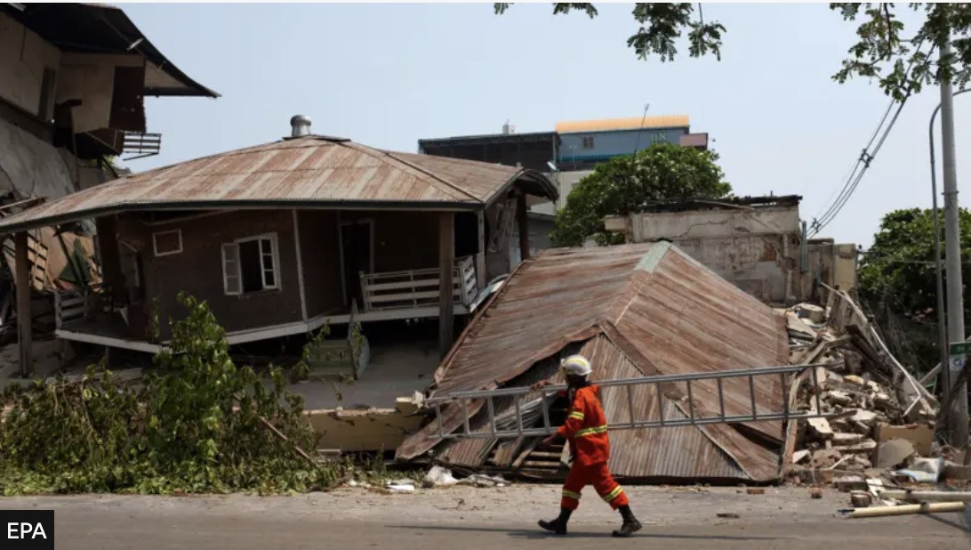 động đất Myanmar - epa