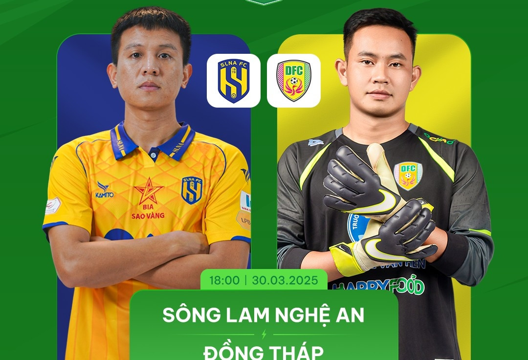Trực tiếp bóng đá SLNA 0-0 Đồng Tháp: Chủ nhà lấn lướt