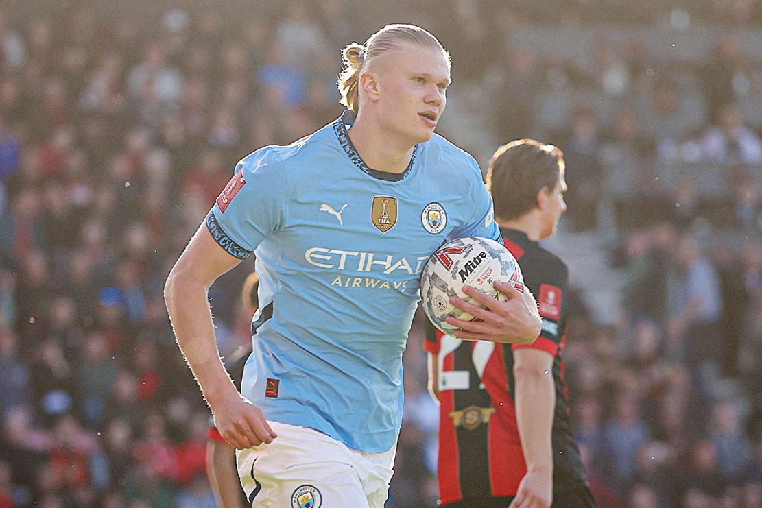 Man City ngược dòng hạ Bournemouth, lấy vé bán kết FA Cup