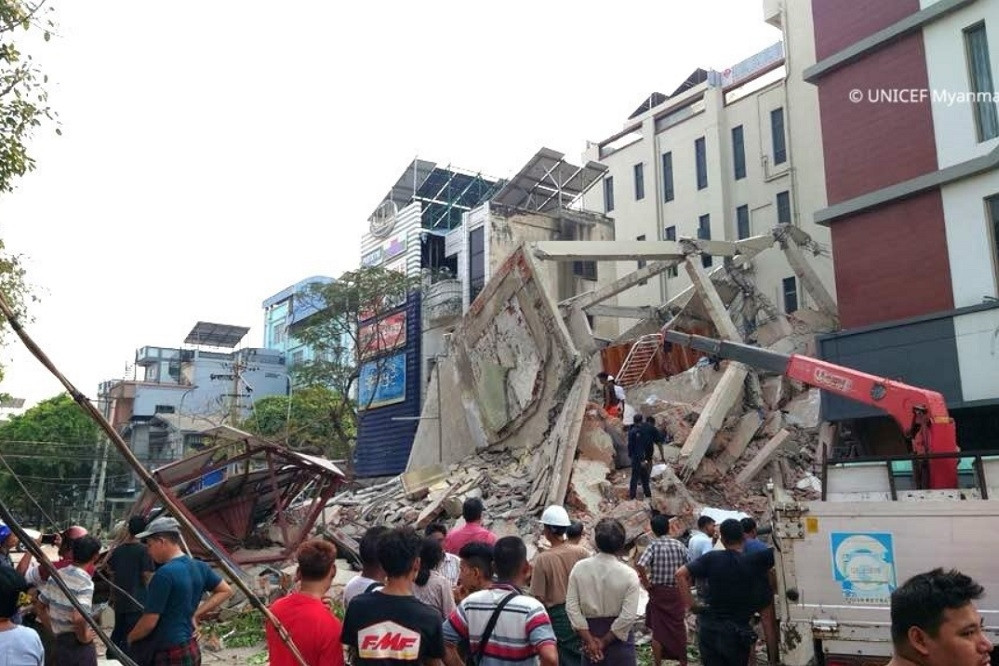 Tình cảnh tang thương ở nơi gần tâm chấn thảm họa động đất Myanmar