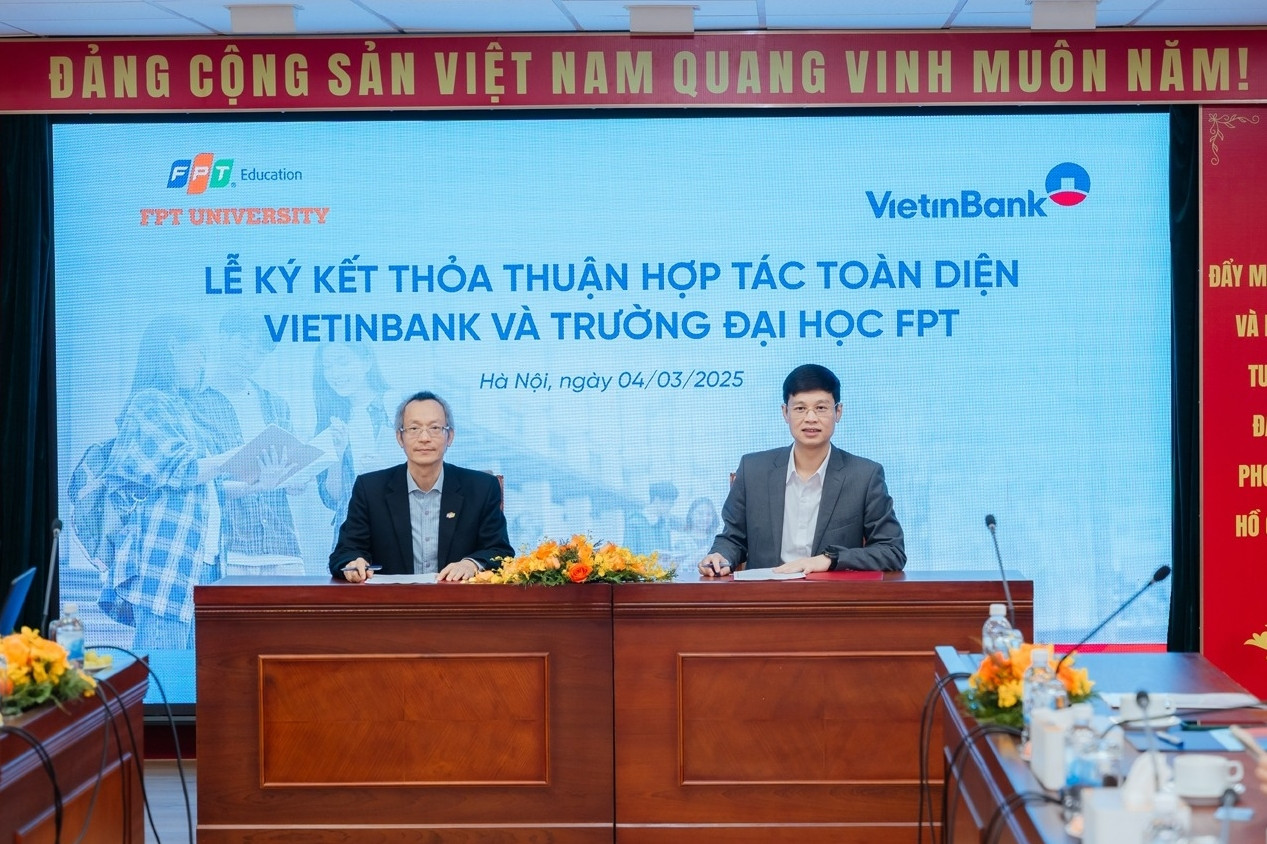 Trường Đại học FPT  và VietinBank ký thoả thuận hợp tác toàn diện