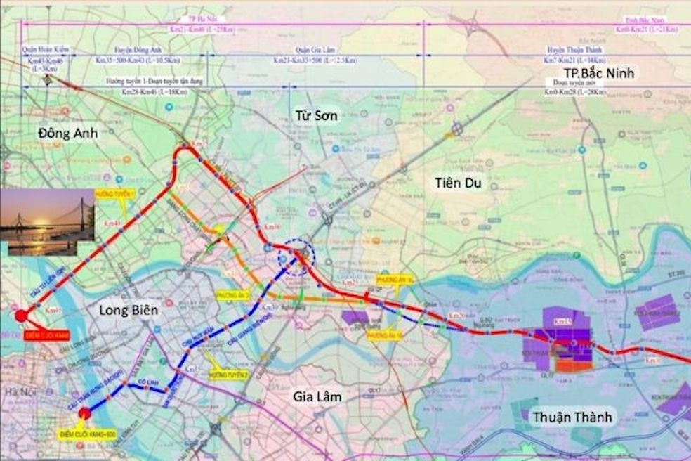 Đề xuất đầu tư hơn 26.000 tỷ đồng làm đường kết nối sân bay Gia Bình với Hà Nội