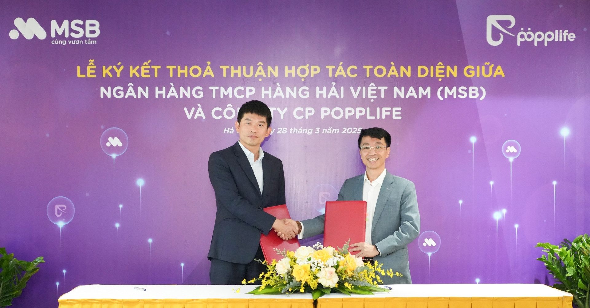 MSB hợp tác với Popplife nâng cao chất lượng chăm sóc khách hàng