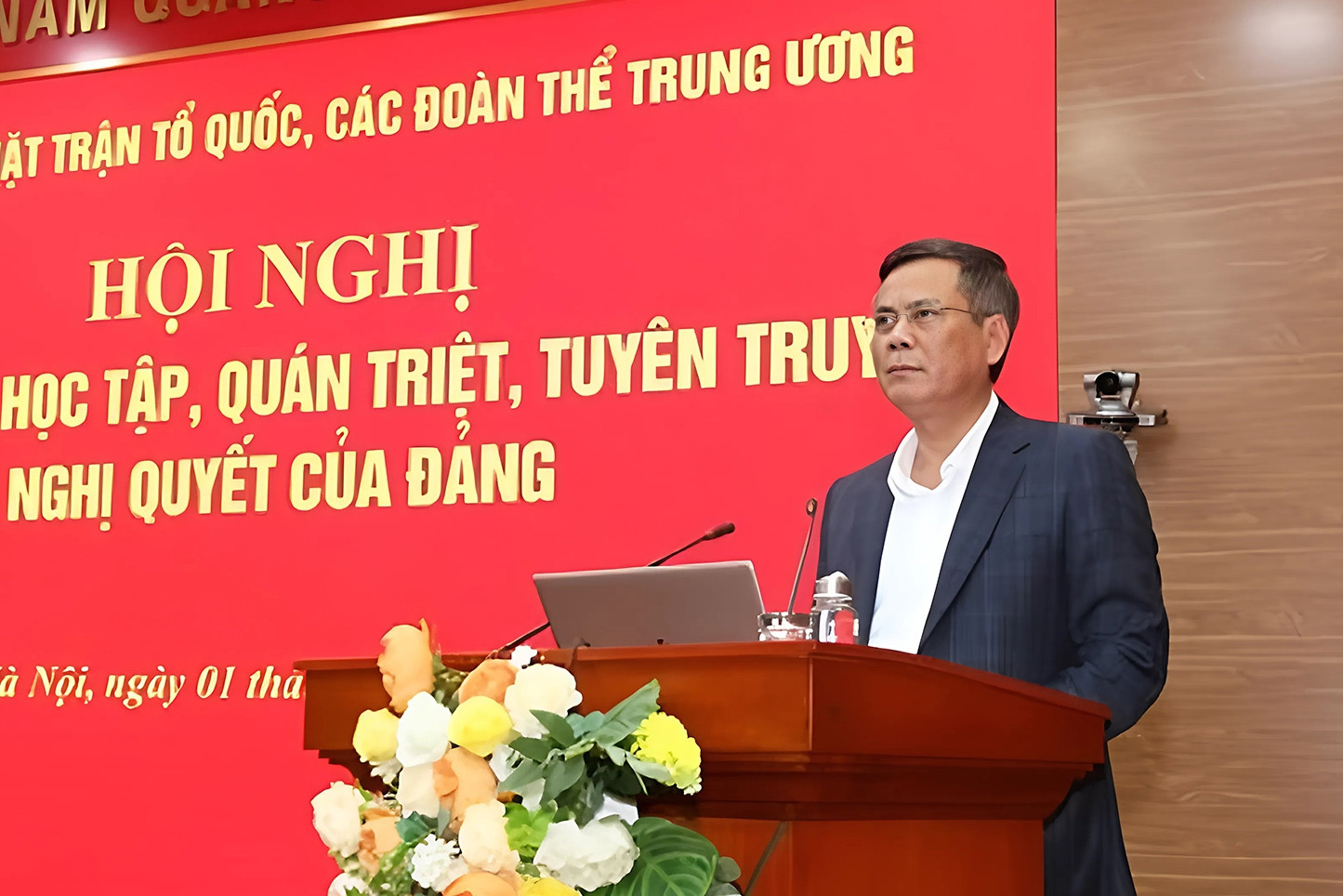 Trong tháng 4, báo cáo Trung ương về việc sắp xếp bộ máy Ủy ban Trung ương MTTQ