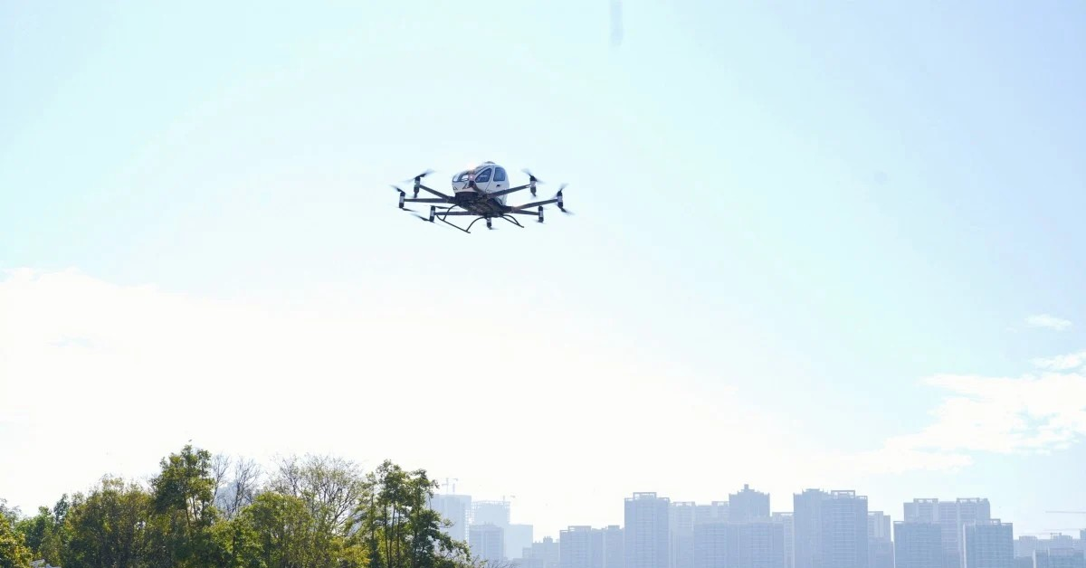 Trung Quốc lần đầu cấp giấy phép cho dịch vụ taxi bay