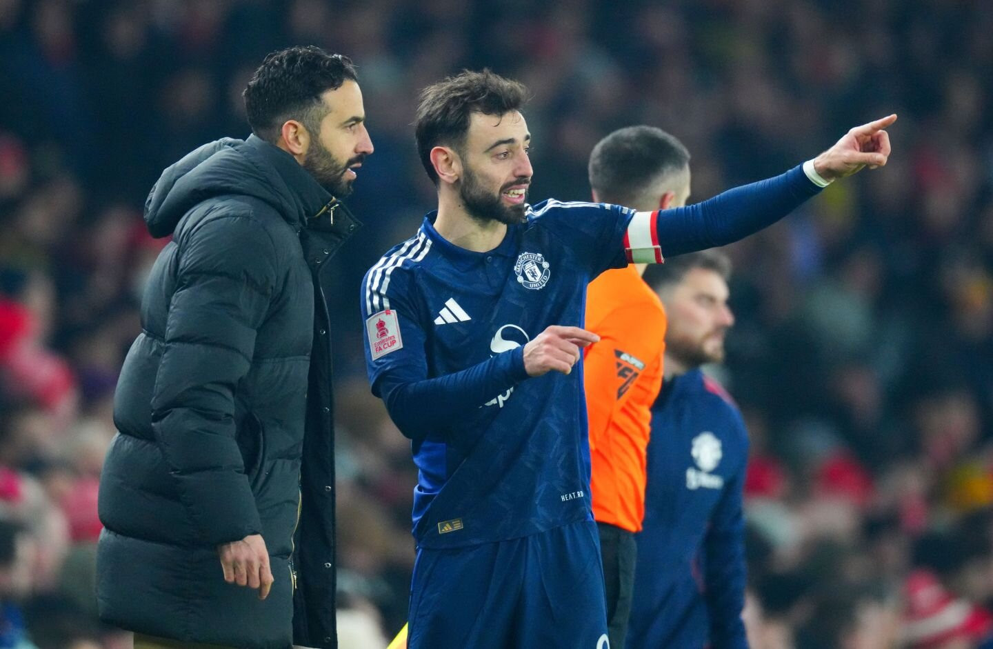 Amorim xem trọng vai trò lớn của Bruno Fernandes ở MU - Ảnh: Rex