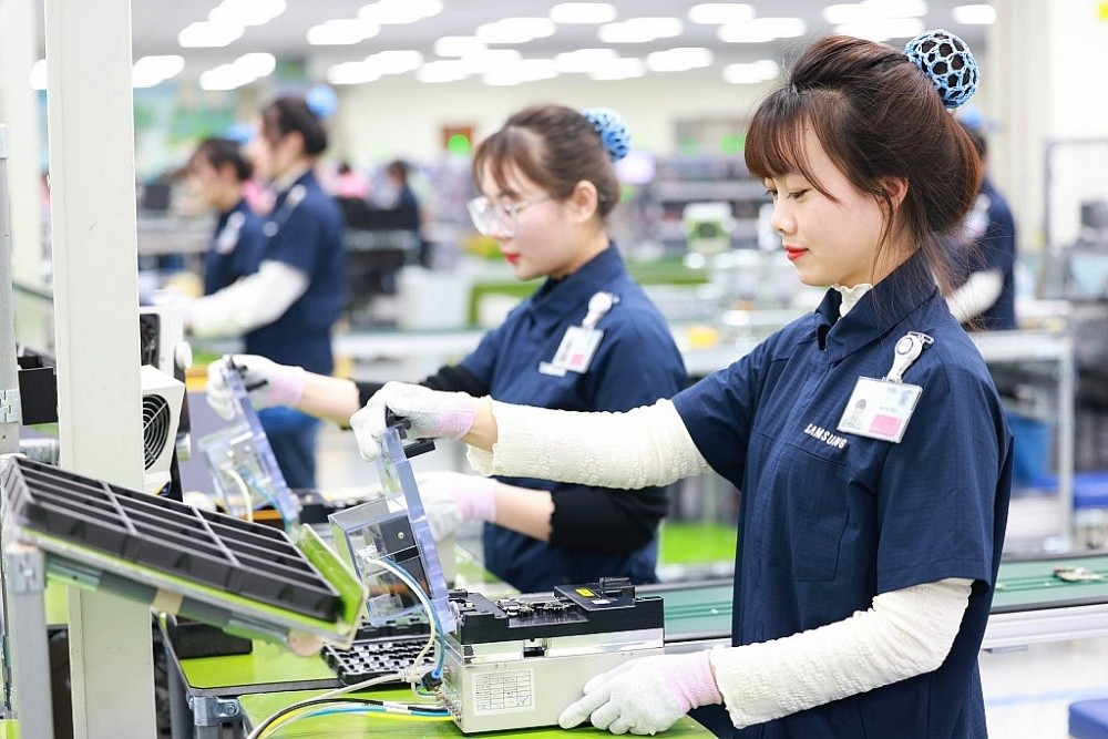 Bộ KH&CN làm việc với doanh nghiệp FDI trong lĩnh vực công nghệ số sau khi Mỹ áp thuế với Việt Nam