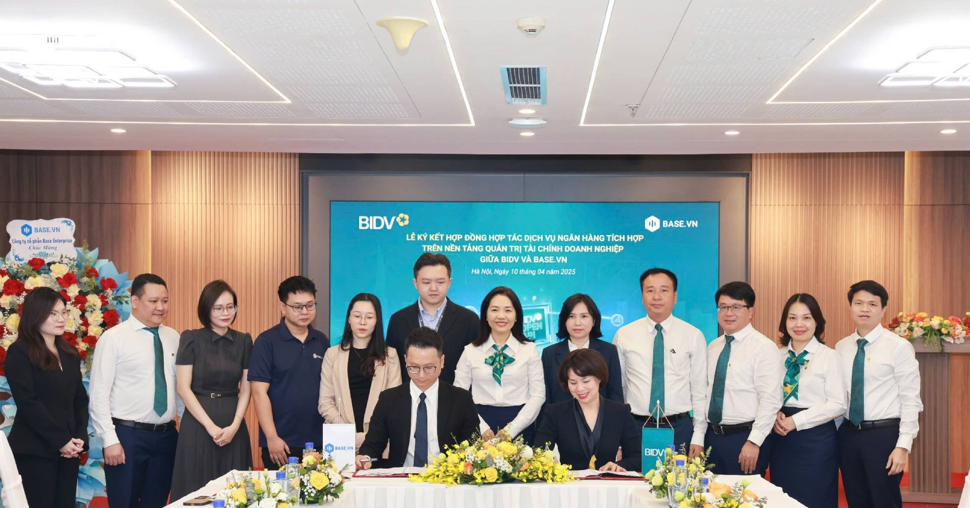 BIDV tích hợp dịch vụ ngân hàng trên nền tảng Base.vn
