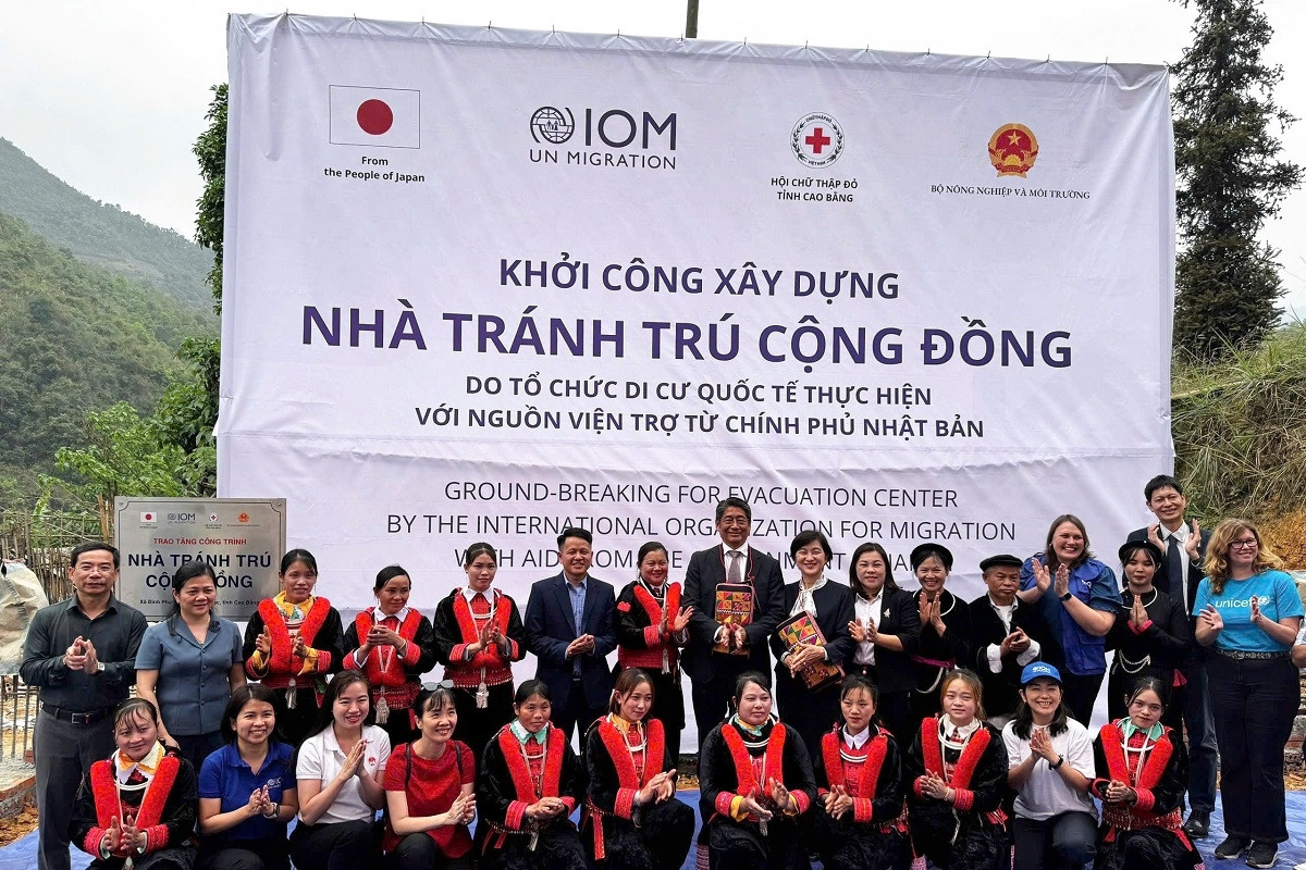 Hàng trăm hộ dân tộc thiểu số ở Bảo Lạc sắp có nơi trú ẩn an toàn khi thiên tai