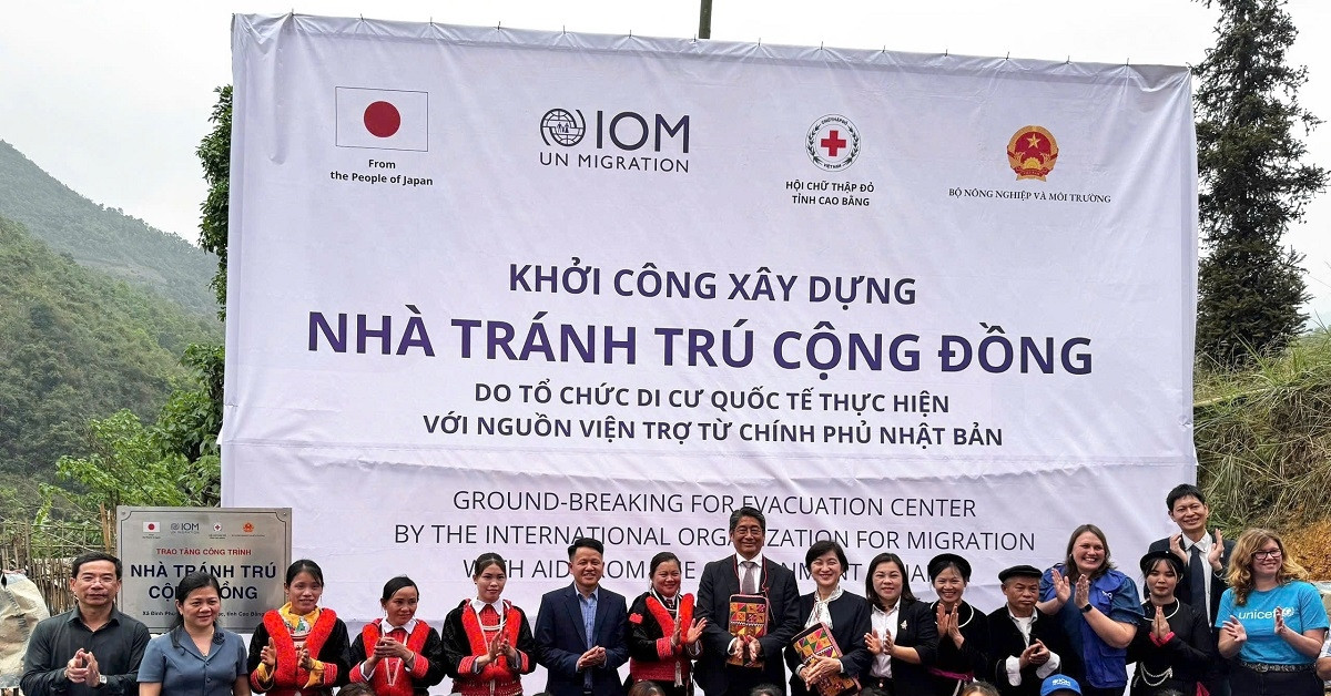 Hàng trăm hộ dân tộc thiểu số ở Bảo Lạc sắp có nơi trú ẩn an toàn khi thiên tai