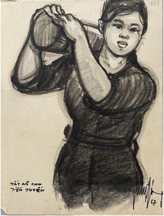 Tất cả cho tiền tuyến. Than chì. 1976.jpg