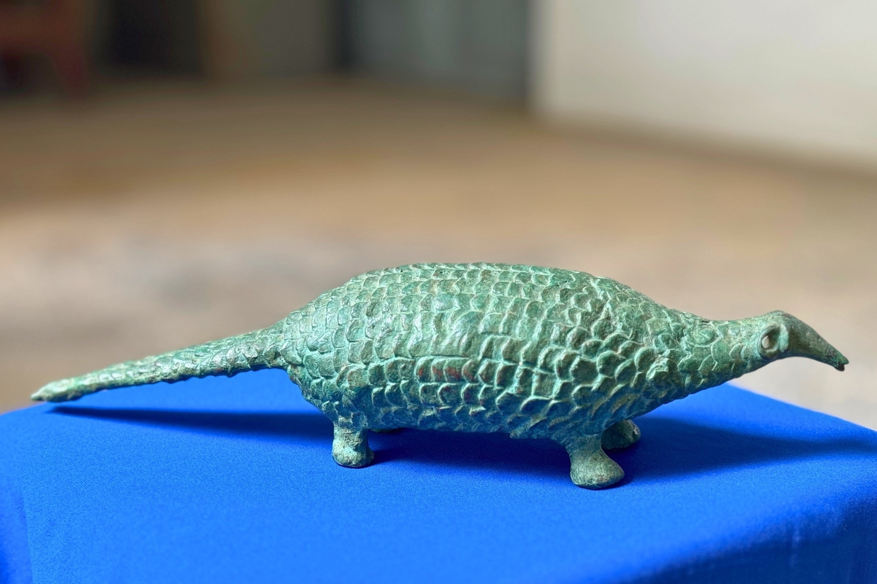 Tượng đồng tê tê Long Giao trở thành bảo vật quốc gia