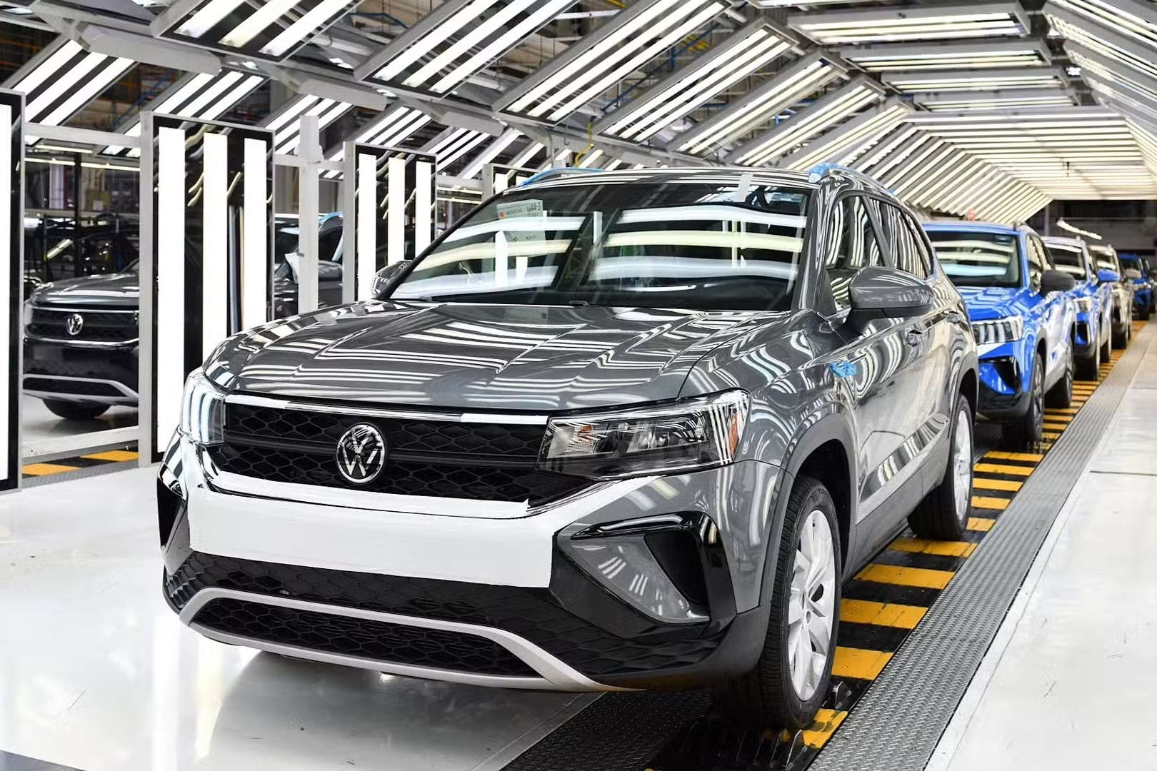 Volkswagen sản xuất phần lớn xe của mình tại Mexico và Đức.avif