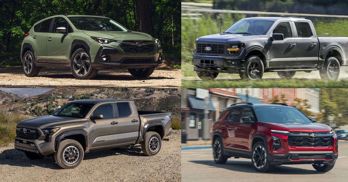 Top 10 xe bán chạy nhất quý 1/2025 tại Mỹ: SUV và bán tải vẫn chiếm ưu thế