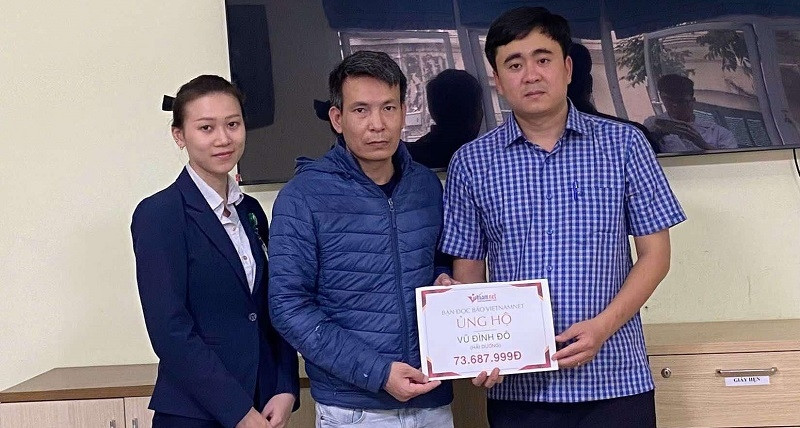 Bạn đọc giúp đỡ anh Vũ Đình Đô bị tai nạn chấn thương sọ não hơn 73 triệu đồng