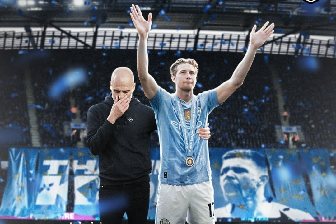 De Bruyne hé lộ bến đỗ mới sau trận thắng ngược của Man City