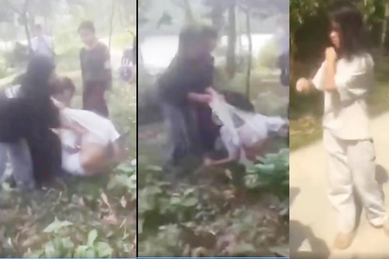 Nữ sinh lớp 7 ở Thanh Hóa bị đánh hội đồng, lột áo