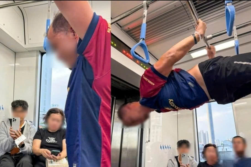 Sẽ xử lý người hít xà đơn gây phản cảm trên tàu metro Bến Thành - Suối Tiên