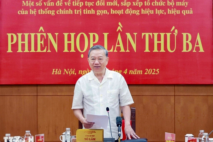 Tổng Bí thư: Cuộc cách mạng tinh gọn bộ máy rất khẩn trương, được nhân dân ủng hộ