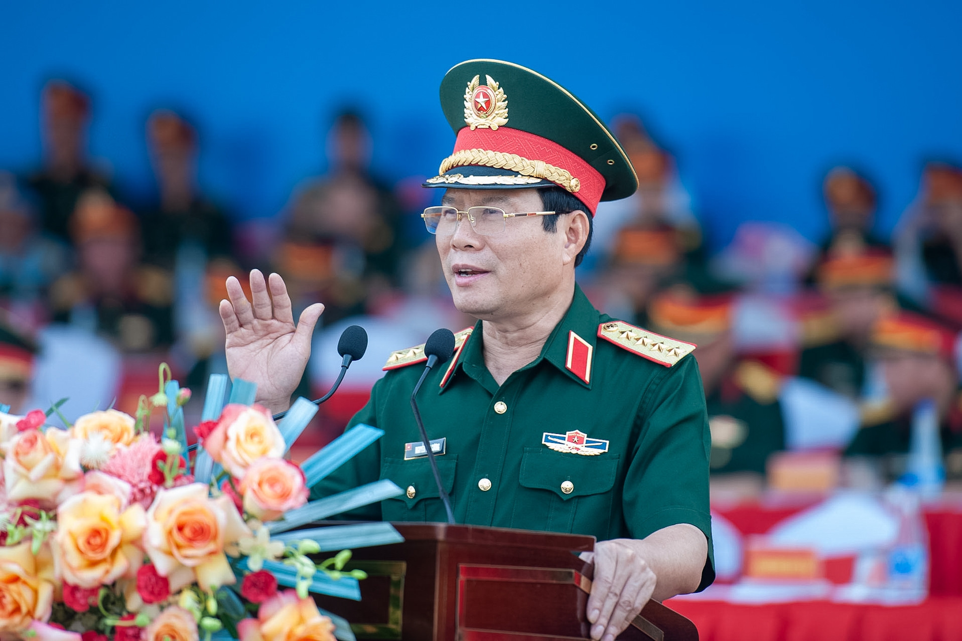 Đại tướng Nguyễn Tân Cương yêu cầu lực lượng diễu binh không phụ lòng nhân dân