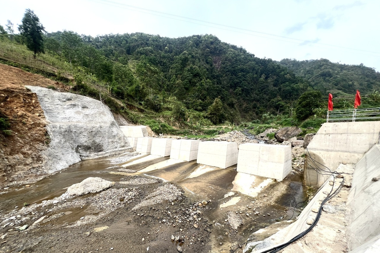 Đập Sabo đầu tiên của Việt Nam giúp giảm rủi ro lũ quét ở miền núi phía Bắc