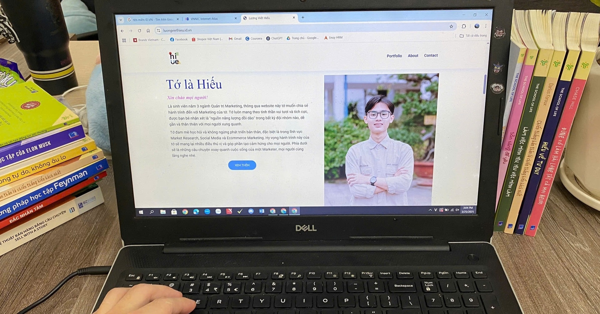 Nhiều người trẻ chuộng dùng tên miền id.vn để tạo website thương hiệu cá nhân