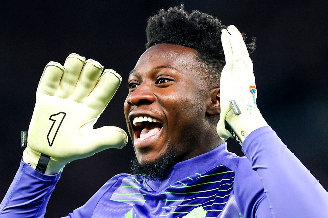 Andre Onana làm trò hề khiêu khích CĐV Lyon