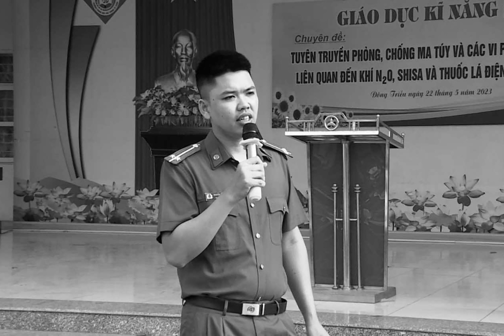 Truy thăng quân hàm với công an hy sinh khi bắt tội phạm ma túy