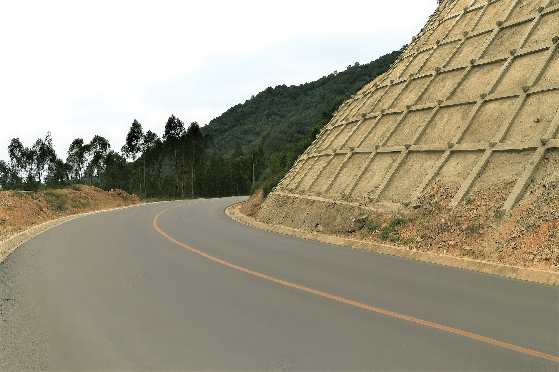 Quốc lộ 19 đang giữ vai trò trục giao thông huyết mạch nối Tây Nguyên với duyên hải miền Trung. Ảnh: N.T.