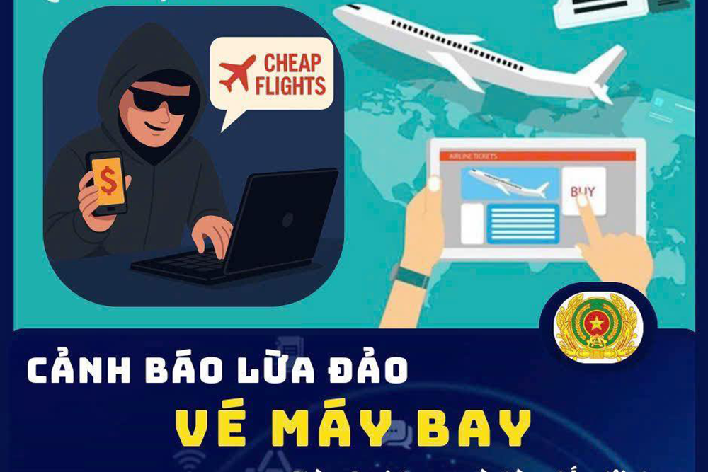 Công an TPHCM cảnh báo chiêu lừa đảo mua vé máy bay giá rẻ dịp nghỉ lễ 30/4