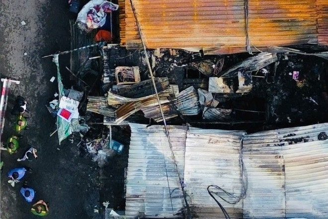 Hiện trường vụ cháy 2 căn nhà làm 3 người tử vong ở TPHCM