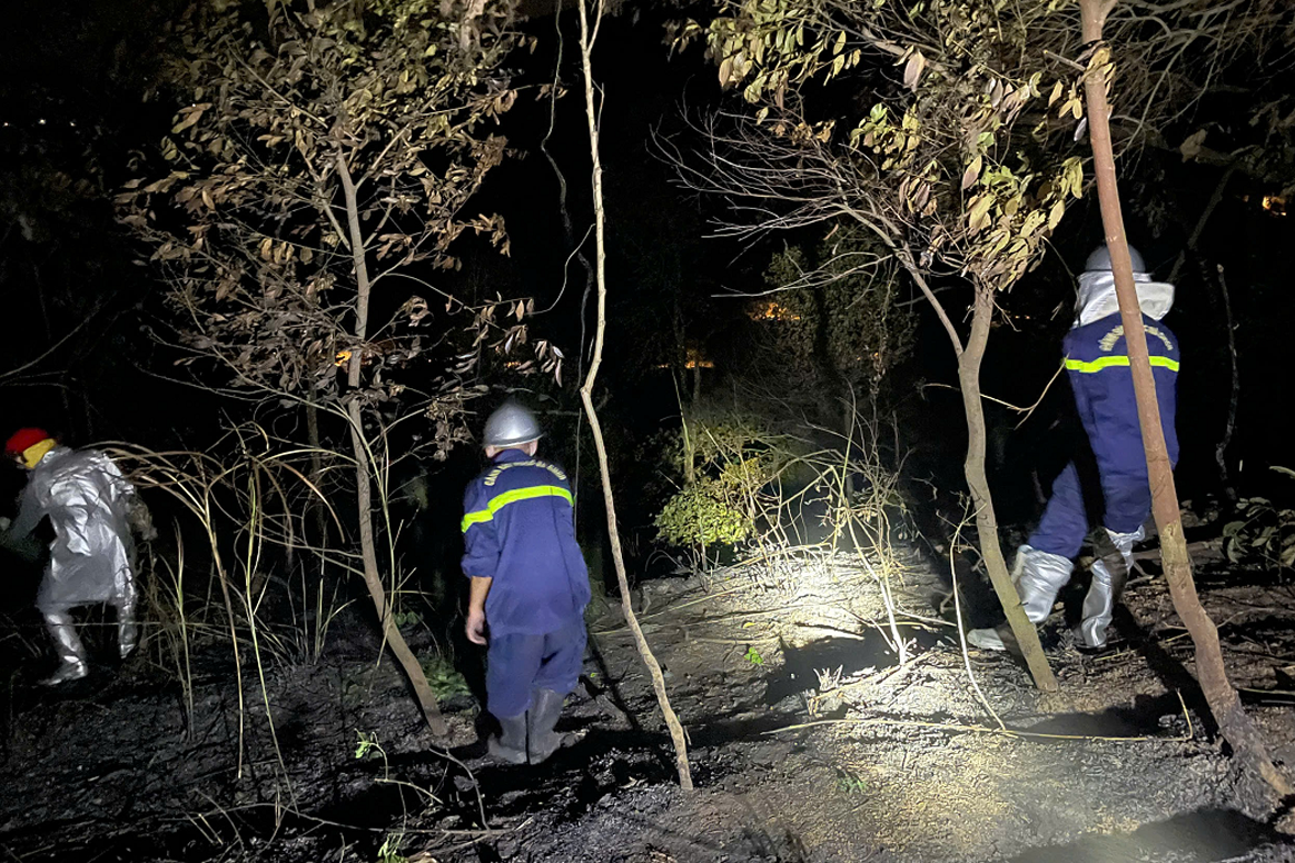 Công an Hà Nội vào cuộc vụ cháy Vườn Quốc gia Ba Vì