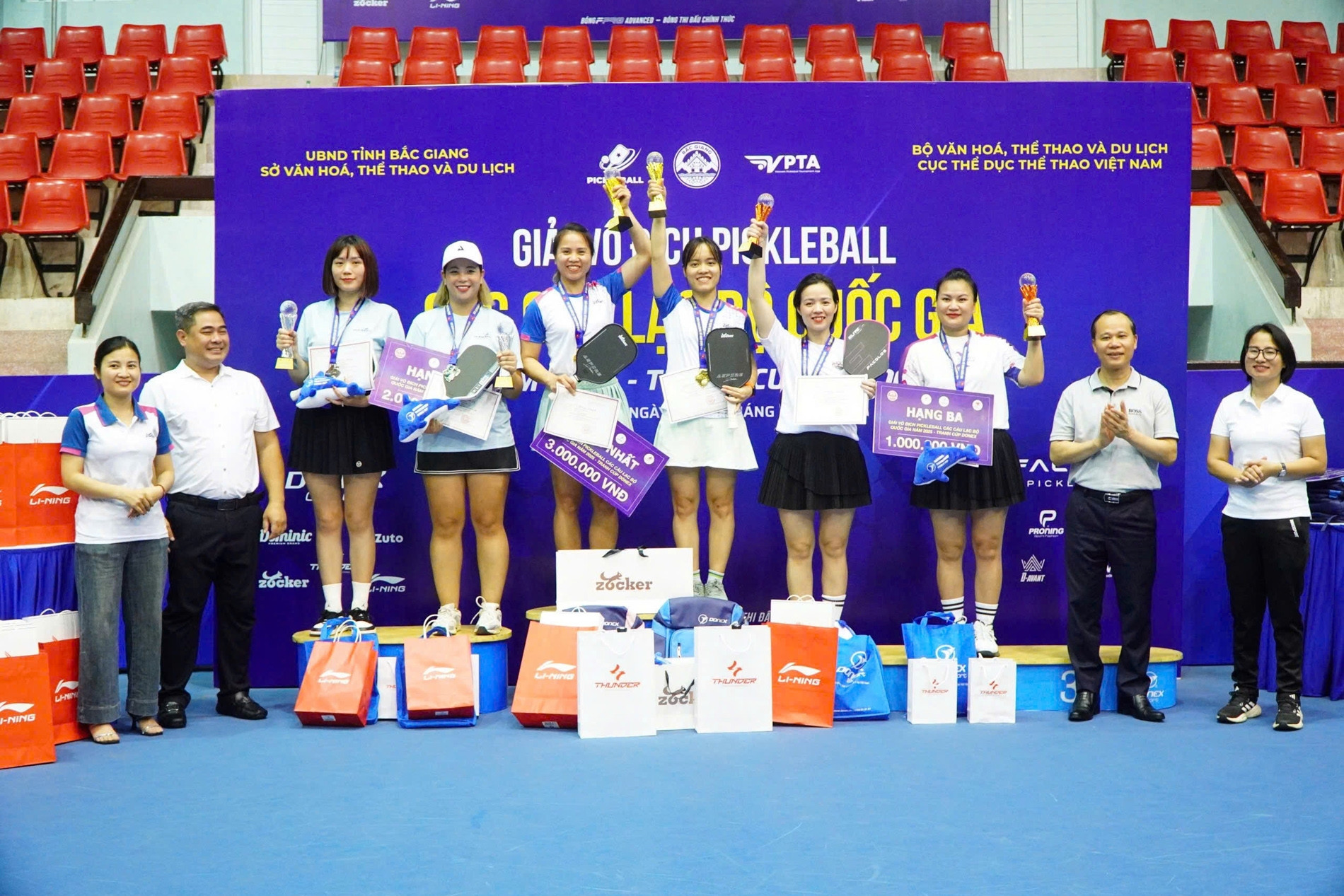 Đà Nẵng thống trị giải vô địch Pickleball các CLB Quốc gia 2025