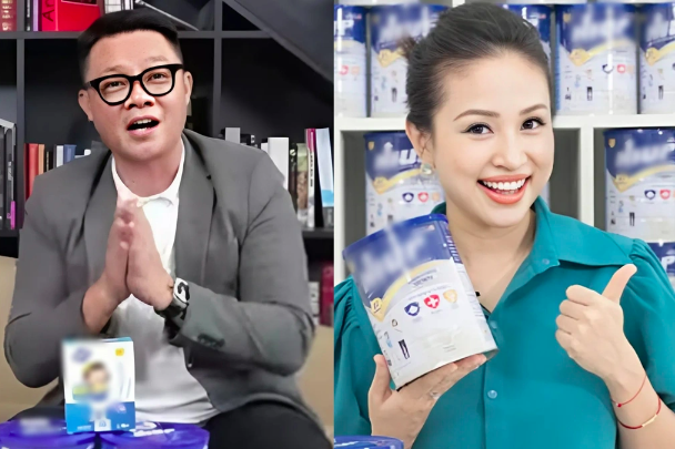 Quảng cáo sữa sai sự thật, BTV Quang Minh và Vân Hugo có thể sẽ bị phạt hơn 100 triệu đồng