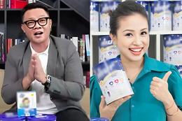 Quảng cáo sữa sai sự thật, BTV Quang Minh và Vân Hugo có thể sẽ bị phạt hơn 100 triệu đồng
