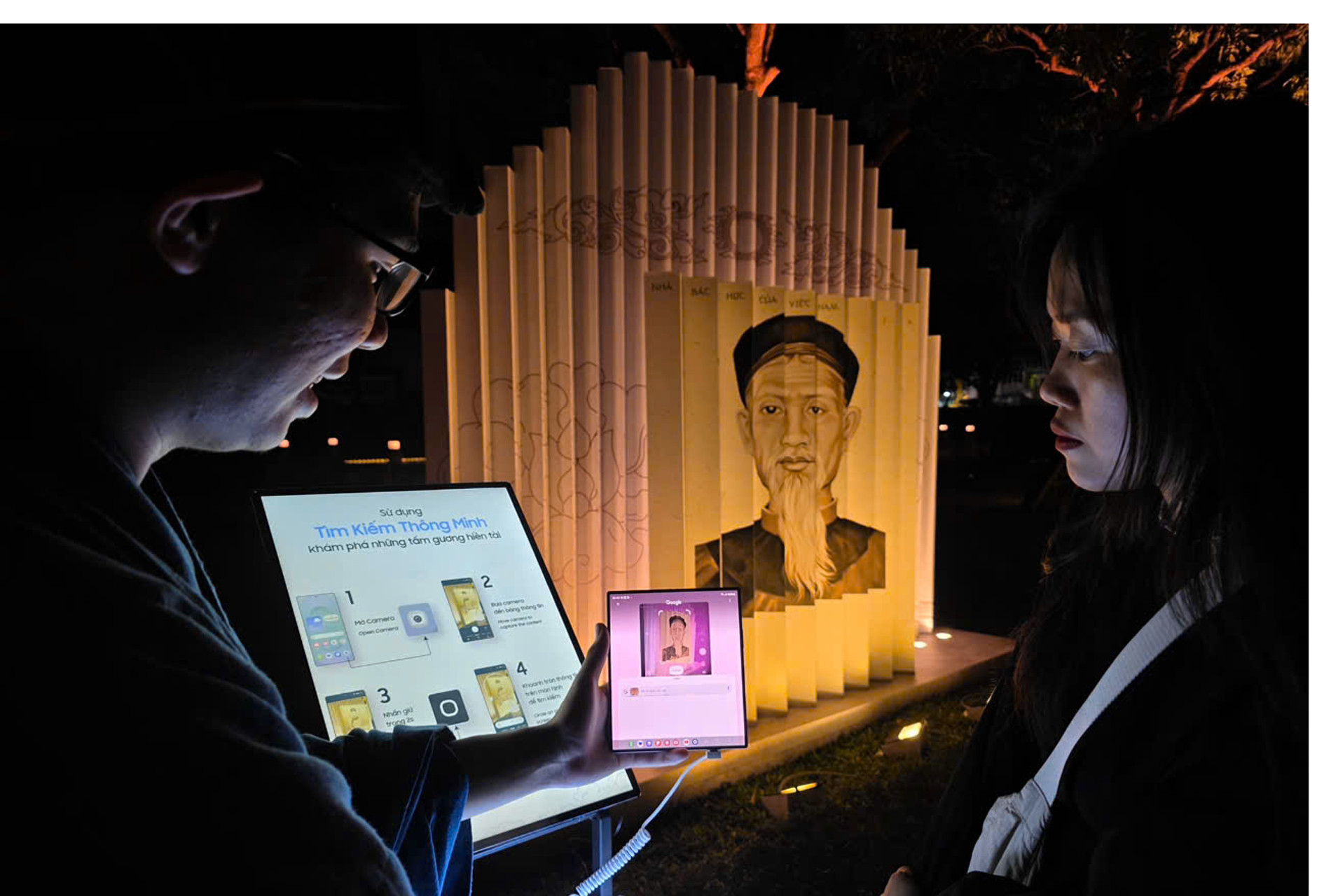 Đến Văn Miếu - Quốc Tử Giám trải nghiệm “Một đêm hóa sỹ tử” với công nghệ AI 2 Mot dem hoa sy tu.jpg