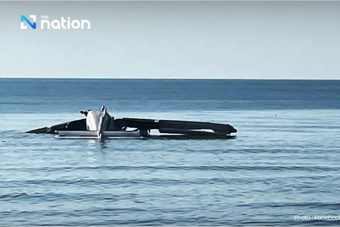 Máy bay cảnh sát Thái Lan đâm xuống biển, không còn ai sống sót