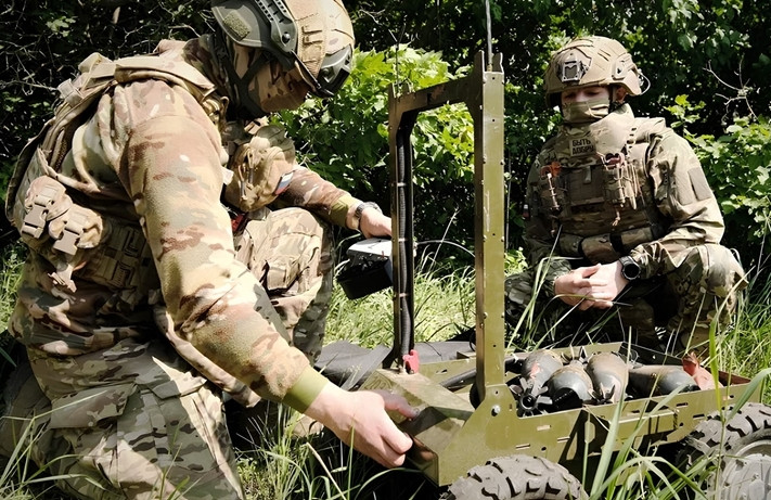 Robot cảm tử Lyagushka: Công nghệ đột phá thay đổi cục diện chiến trường